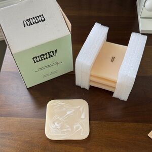 Cream Swirl Resin Coaster Set - 4-Pack